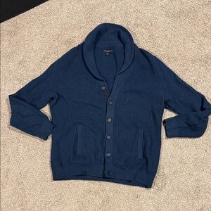 Banana Republic Men's Deep Blue Cardigan